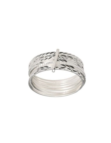 BAGUE ARGENT SEMAINIER