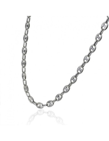 COLLIER ARGENT GRAIN DE CAFÉ