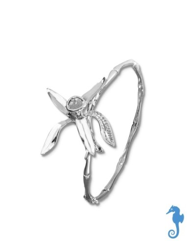 BRACELET FLEUR DE VANILLE BOURBON® ARGENT