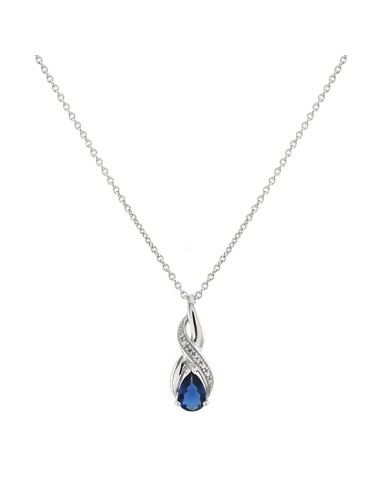 COLLIER ARGENT OXYDE